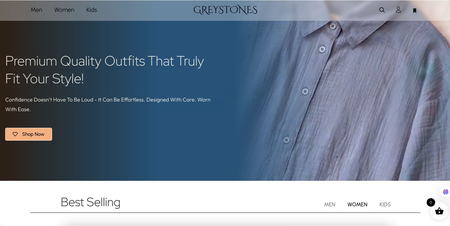 greystone web design project