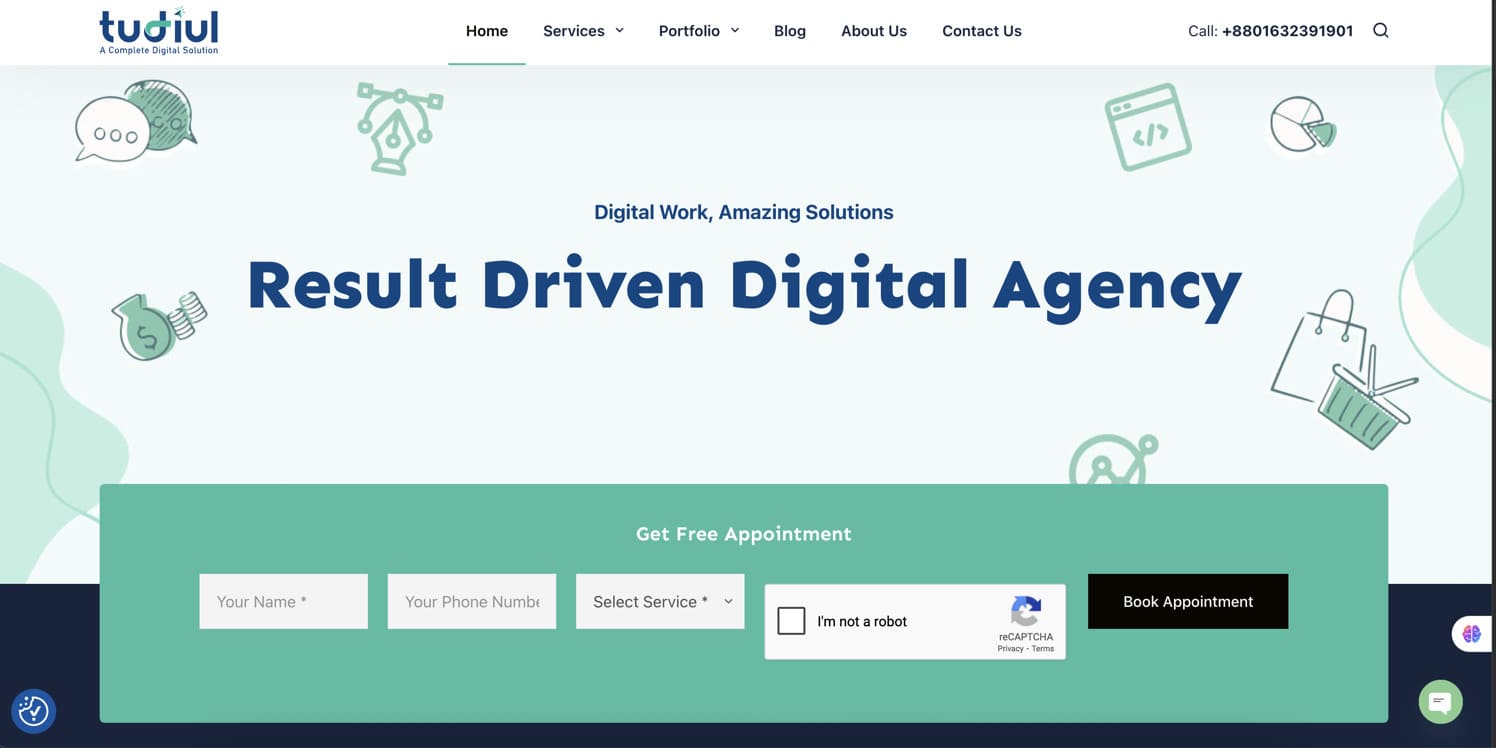 tudiul web design project